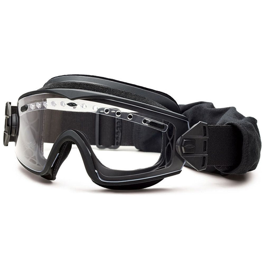 The LOPRO Regulator Goggle is the first in the new Tactical Regulator series. This goggle was designed with two primary tasks in mind - integrate under night vision systems and their mounts without causing optical interference and keeps lens fogging at bay. The ambidextrous Regulator slides open from either side to allow airflow across the lens which keeps the lenses clear from fog. The LOPRO Regulator combats fog so you don't have to.