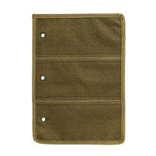      Additional Polyester Loop Morale Patch Book Page Allows You To Expand On Your Morale Patch Collection     Easy To Add Pages Feature Loop Material On Front And Back     Extra Morale Patch Book Pages Measure 8.5 Inches By 11.75 Inches     Secure All Your Morale Patches In One Convenient Place     Great For Airsoft Players And Morale Patch Collectors