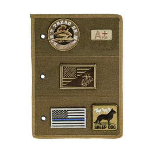      Additional Polyester Loop Morale Patch Book Page Allows You To Expand On Your Morale Patch Collection     Easy To Add Pages Feature Loop Material On Front And Back     Extra Morale Patch Book Pages Measure 8.5 Inches By 11.75 Inches     Secure All Your Morale Patches In One Convenient Place     Great For Airsoft Players And Morale Patch Collectors