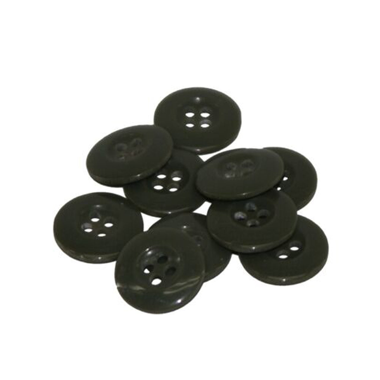 Uniform Buttons OD Green 10 Pack Great replacements for military spec uniforms Durable Plastic Uniform Buttons Great Replacement Buttons For Military Pants, Shirts And Jackets Simple And Classic Four Hole Layout For Easy Sewing www.defenceqstore.com.au
