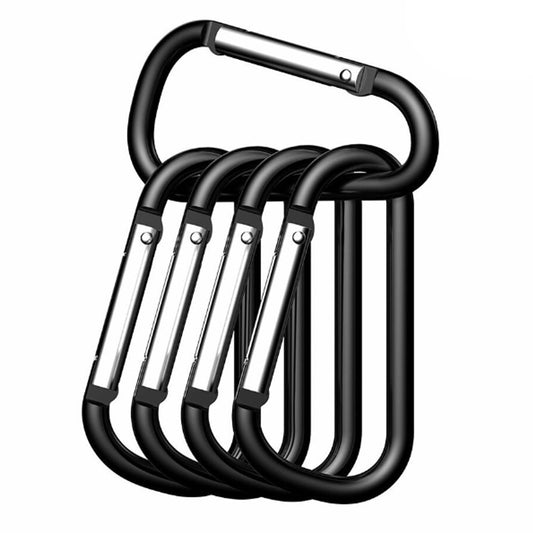 4cm Clip Gate Carabiner Black www.defenceqstore.com.au