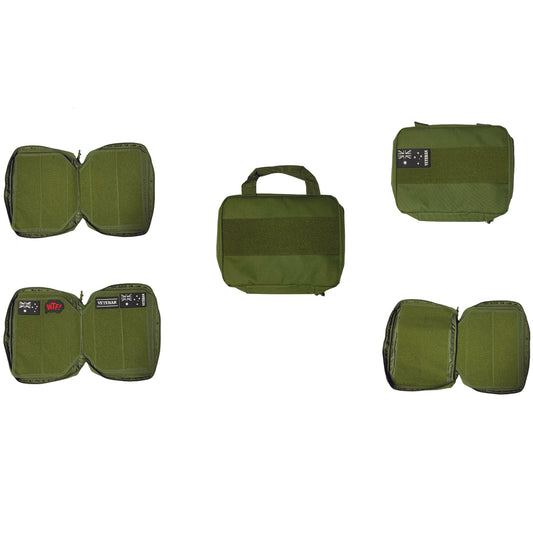 Take a look at the latest and greatest patch collectors bag.  Made from 1000D material with carry handles and also has a side zip pouch to carry any spare items you may require.  Comes with 4 double sided pages plus pages on the edge of the bag making it an amazing 10 pages, this will hold a great collection of your morale patches.