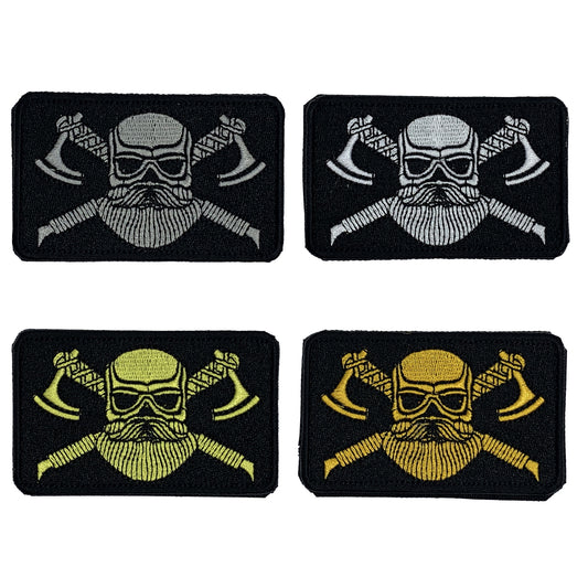 Viking Axes Velcro Backed Patch Size: 8x5cm by www.defenceqstore.com.au
