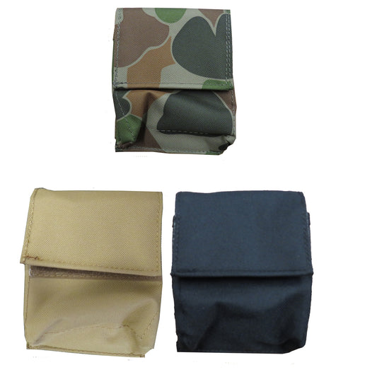 Heavy duty nylon webbing 900D fabric Double PU coating Made to military specifications Can be used for other items as well Dimensions: 12x9x2cm