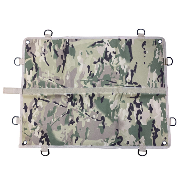 Patch display is made of 1000D nylon and hook & loop securing surface, easy fasten and remove your patches.  The morale patch panel is store and keep patches organized. Perfect display for all of your tactical, military, ID, PVC, and fabric patches.  D-rings and nickel plated eyelets  make easy hang the patch panel up on your wall for display.