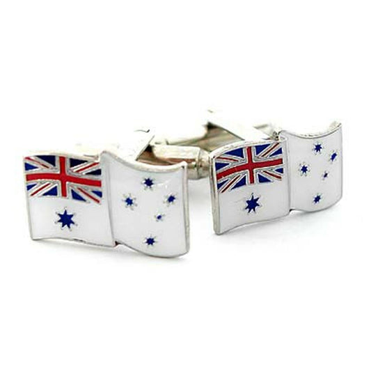 Ensign 20mm full colour enamel cuff links. Order now from the military specialists. These beautiful silver plated cuff links are the perfect accessory for work or functions.