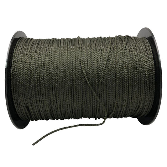 At Defence Q Store we understand that sometimes you need a specific amount of hoochie cord for the job so we have created this option for specific lengths needed. This 8 strand olive green hoochie cord is strength tested to 150kg and ready for the next time you go out field. Specifications: Material: 8 strand hoochie cord Colour: Olive green 150kg strength tested www.defenceqstore.com.au