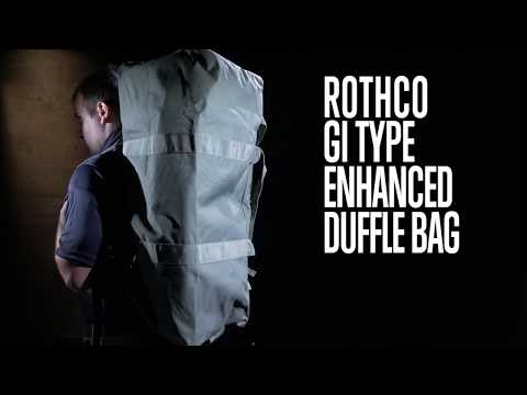   Rothco’s GI Type Enhanced Duffle Bag provides military personnel with unparalleled carry capability and storage space.       The GI Type Enhanced Duffle Bag Provides Ample Storage Space (32 Inches X 12 Inches X 12 Inches) For All Of Your Essential Gear And EDC (Everyday Carry) Items