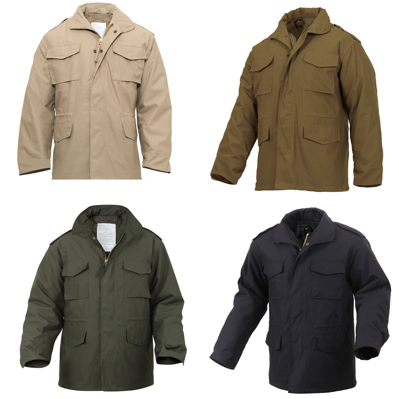 The M-65 Field Jacket from Rothco was made to military specifications (The M-65 was implemented by the U.S. Army and US Marine Corps in 1965) and is designed to provide unparalleled warmth, durability, and comfort in any cold weather condition.