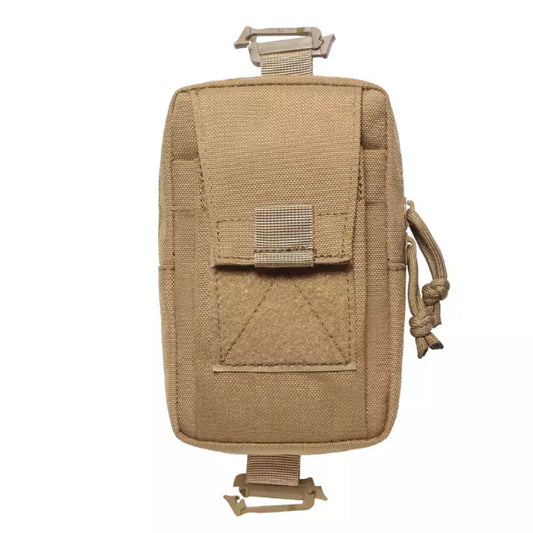 1000D lightweight material MOLLE capable Enough room to store your phone, pen, notebook, knife and other small items Great for cadets, military, hunting, camping, hiking and other outdoor activities 10cm x 3cm x 17cm