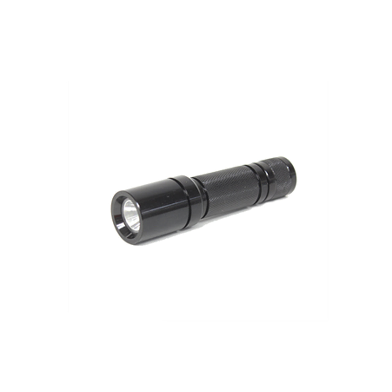 The POWER LIGHT is a small handheld flashlight. The power light is a powerful utility torch with a full aluminium body for durability. As well as being light weight it has a textured metal grip for comfortable handling, with the switch on the end to prevent accidental activation while in your pocket. www.defenceqstore.com.au