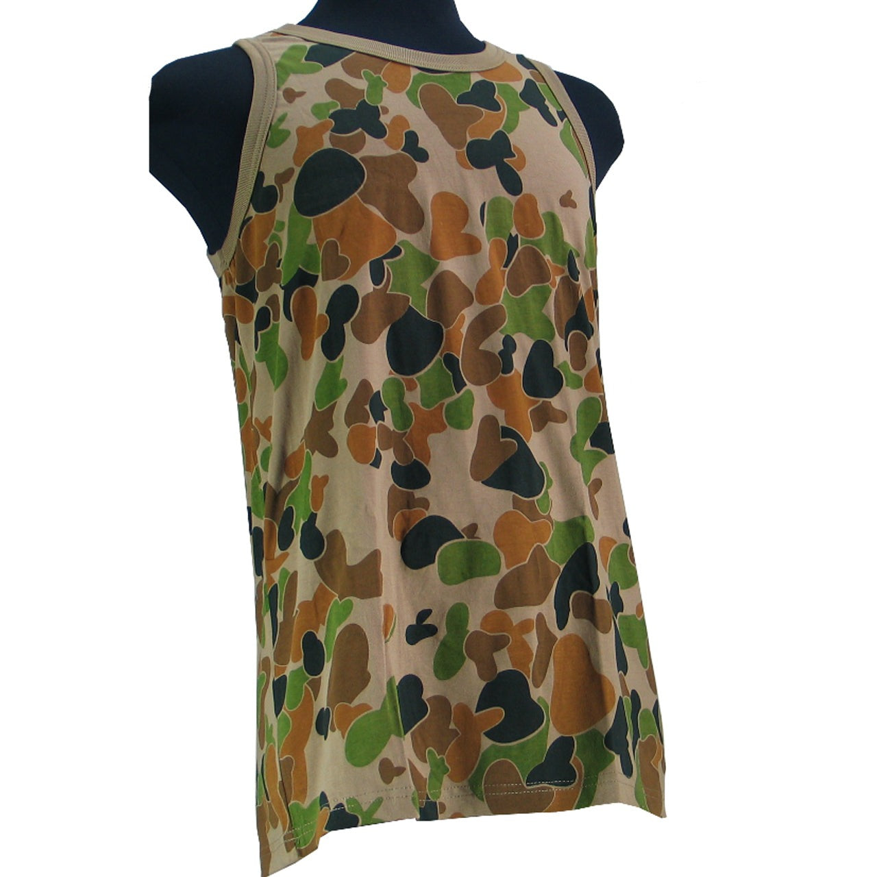 These lightweight 100% cotton singlets are great both around town or out in the bush. Made from a natural fibre they do not retain odors as readily as synthetic materials and are breathable. In summer a singlet with a light weight shirt is a good way to deal with the heat. Great for wearing under shirts or on their own. www.defenceqstore.com.au