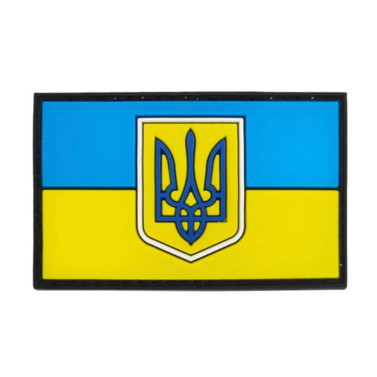 Stand With Ukraine PVC Patch, Velcro backed Badge. Great for attaching to your field gear, jackets, shirts, pants, jeans, hats or even create your own patch board.  Size: 8x5cm www.defenceqstore.com.au