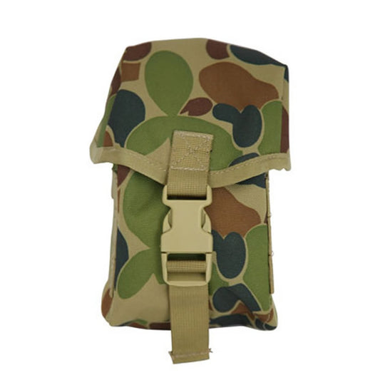 MOLLE fittings  top loading pouch  Nylon webbing  900D auscam fabric  2 coats PU fabric  Military specifications