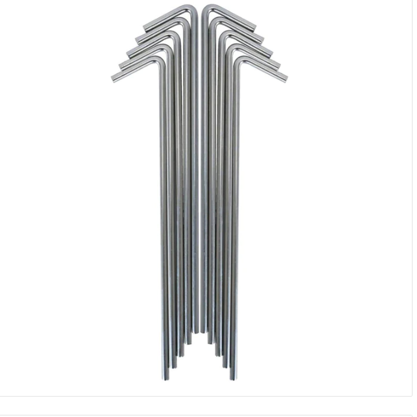Large Galavanised Tent Peg 225mm (9in) Great for supporting heavier tarps and tents Price is for x1 tent peg www.defenceqstore.com.au
