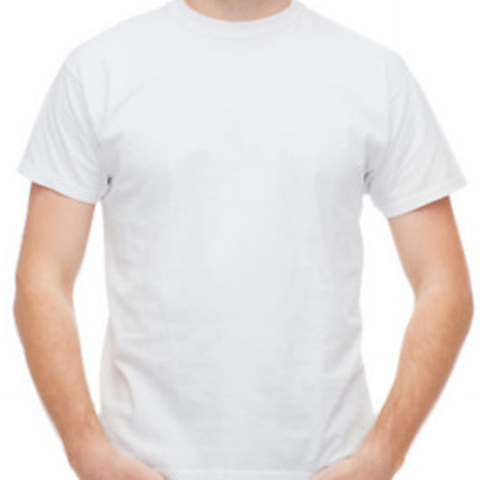 100% Cotton Undershirt White