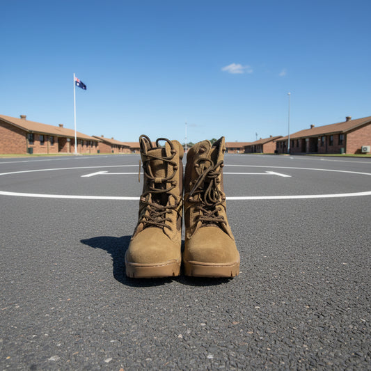Discover the next generation of tactical footwear with the Army Cadet Tactical Kangaroo Boot. This metal-free design makes it perfect for scouts, army cadets, metal detector operators, and enthusiasts of paintball or gel blaster activities. www.defenceqstore.com.au