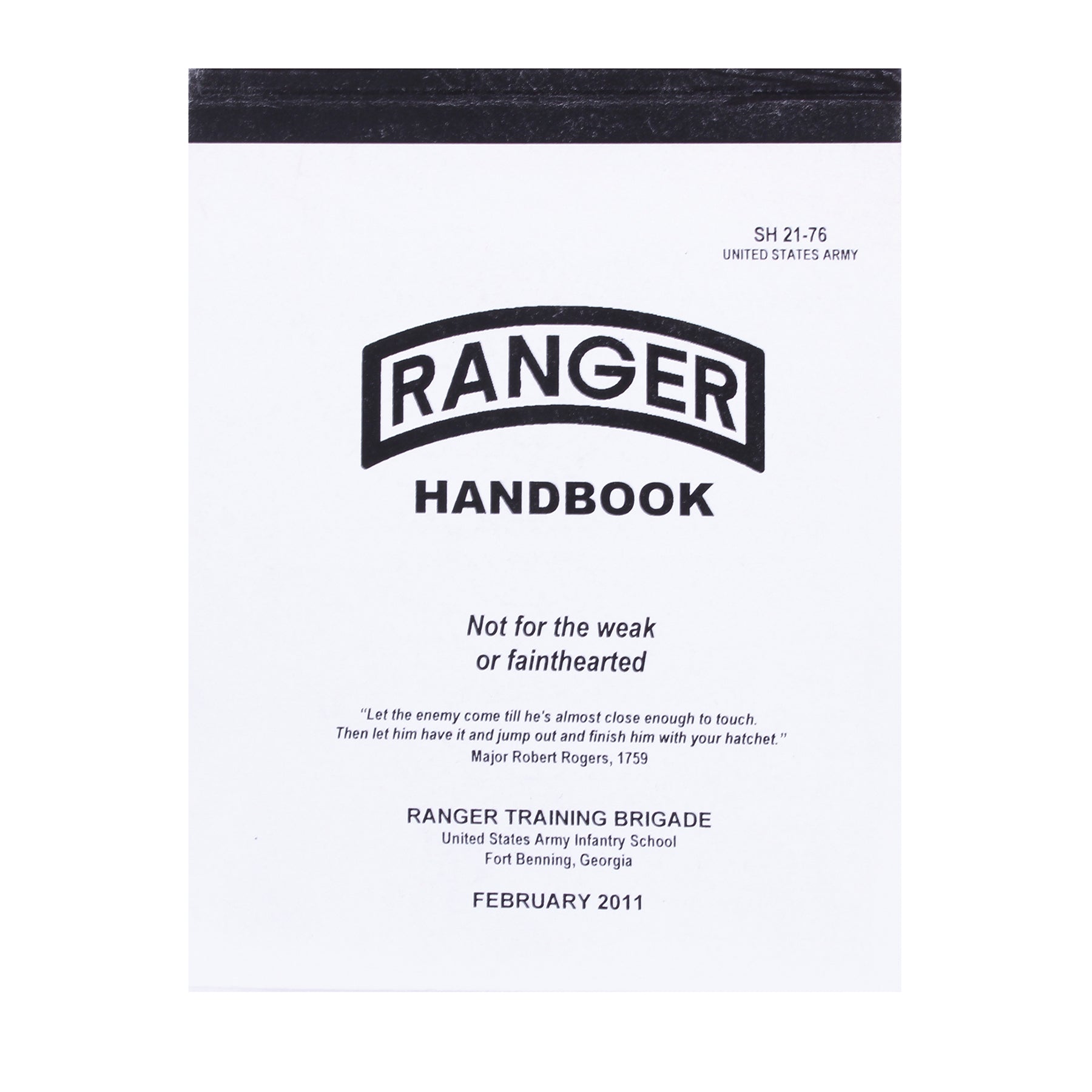 US Army Ranger Handbook Updated Version April 2017 – Defence Q Store