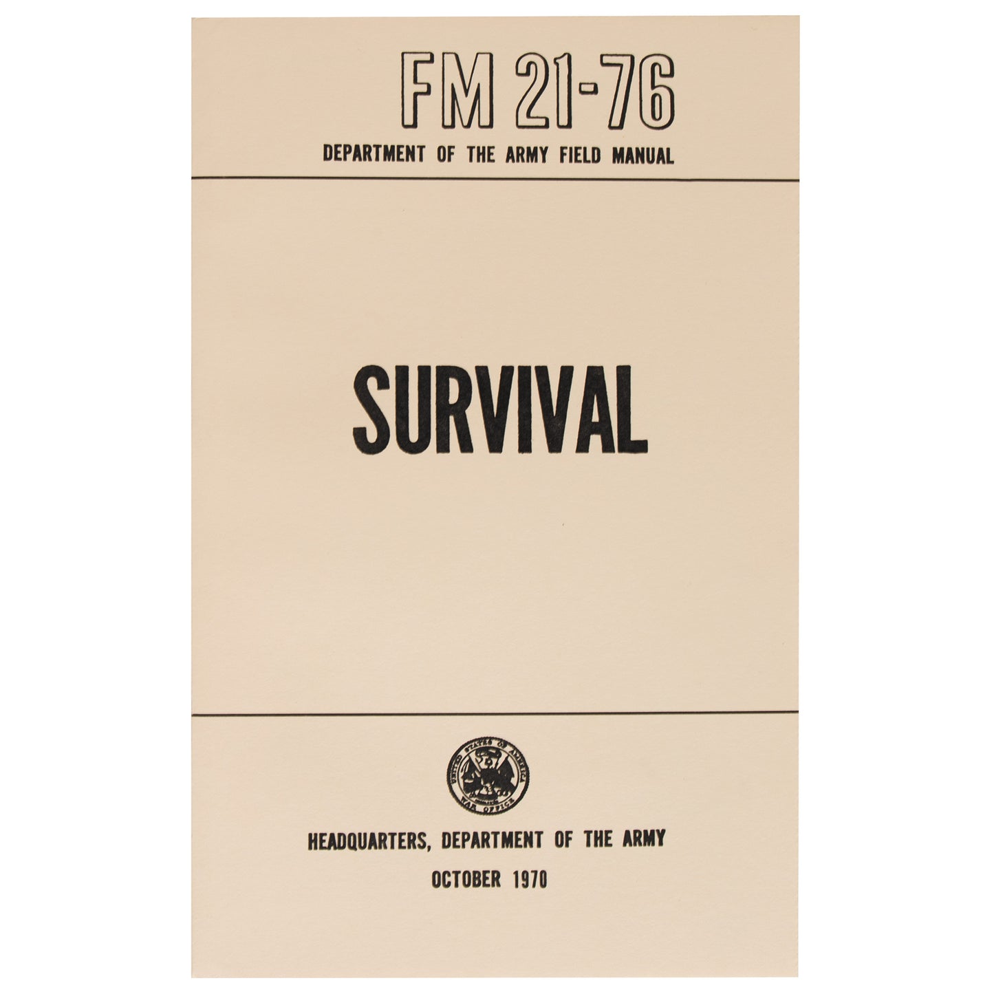 This Survival Manual is the must-have tool for any trip into the great outdoors. The 288-page military survival guide includes navigation, locating food and water, how to start a fire, and other key survival skills every soldier, hiker, and hunter should know. www.defenceqstore.com.au