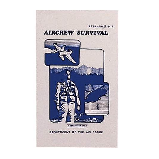 Delve into the depths of military expertise with the Aircrew Survival Manual. This military field manual consists of over 120 pages with detailed illustrations that offer insights into a wide array of topics. With chapters covering search and rescue, combat survival, evading the enemy, camouflage and movement survival, medical techniques and avoiding illness, and cold weather survival, the manual provides a comprehensive guide that is perfect for military personnel, survivalists. www.defenceqstore.com.au 