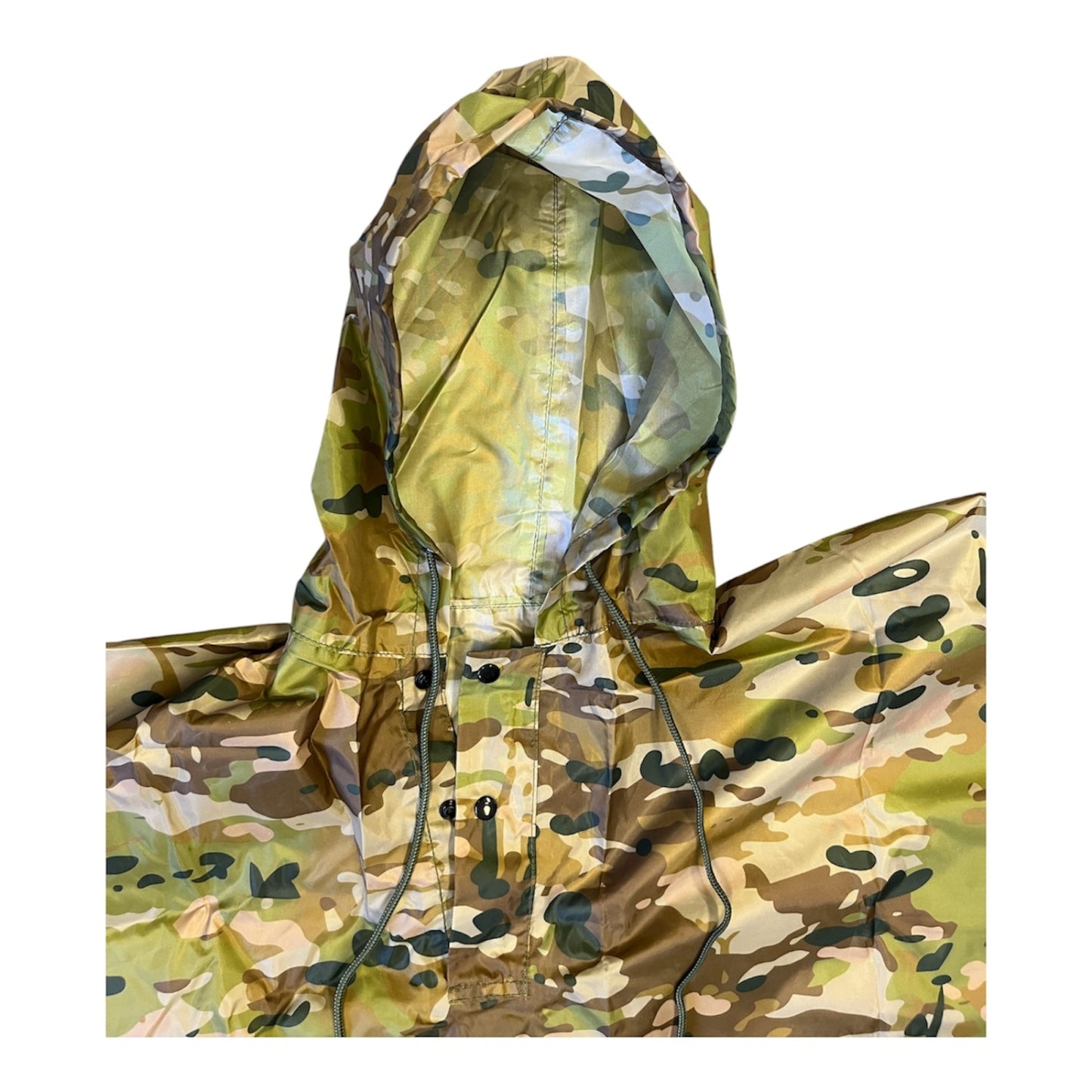 Stay protected from the elements with the Army Cadet Australian Multicam Poncho—your essential companion for any outdoor adventure. This versatile poncho shields you and your gear from heavy rain during camping, hiking, fishing, and military training. www.defenceqstore.com.au