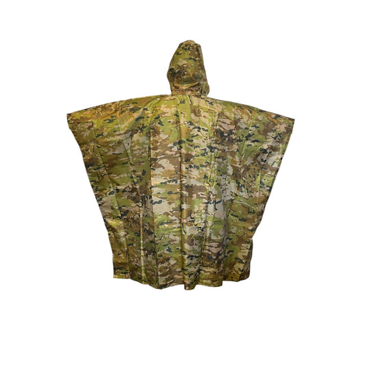 Stay protected from the elements with the Army Cadet Australian Multicam Poncho—your essential companion for any outdoor adventure. This versatile poncho shields you and your gear from heavy rain during camping, hiking, fishing, and military training. www.defenceqstore.com.au