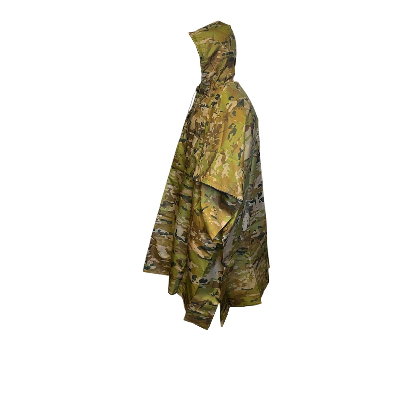 Stay protected from the elements with the Army Cadet Australian Multicam Poncho—your essential companion for any outdoor adventure. This versatile poncho shields you and your gear from heavy rain during camping, hiking, fishing, and military training. www.defenceqstore.com.au