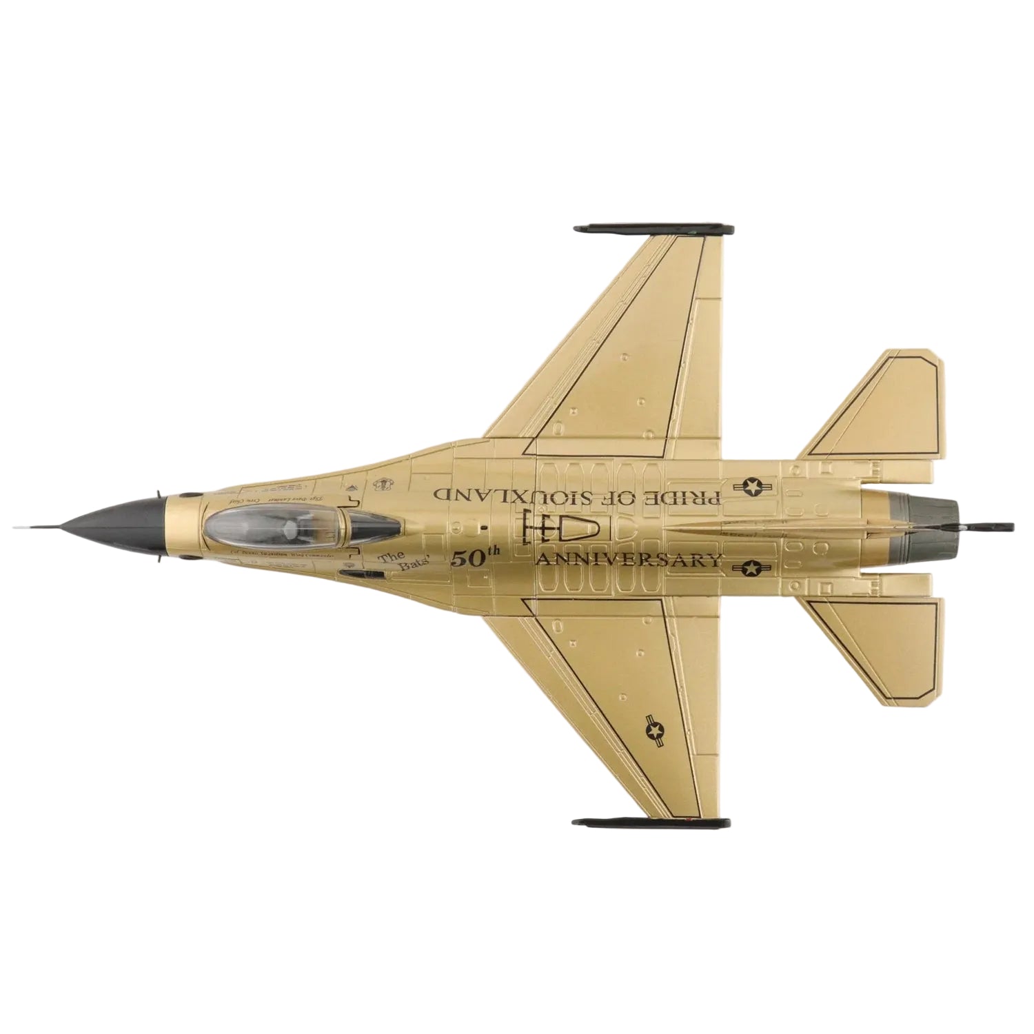 1/72 F-16A "Golden Bat Viper" 85-1565 185 ARW Iowa ANG 2022 by Hobby Master delivers modern fighter jet display impact for military aviation collectors and 1:72 scale lineups. www.defenceqstore.com.au