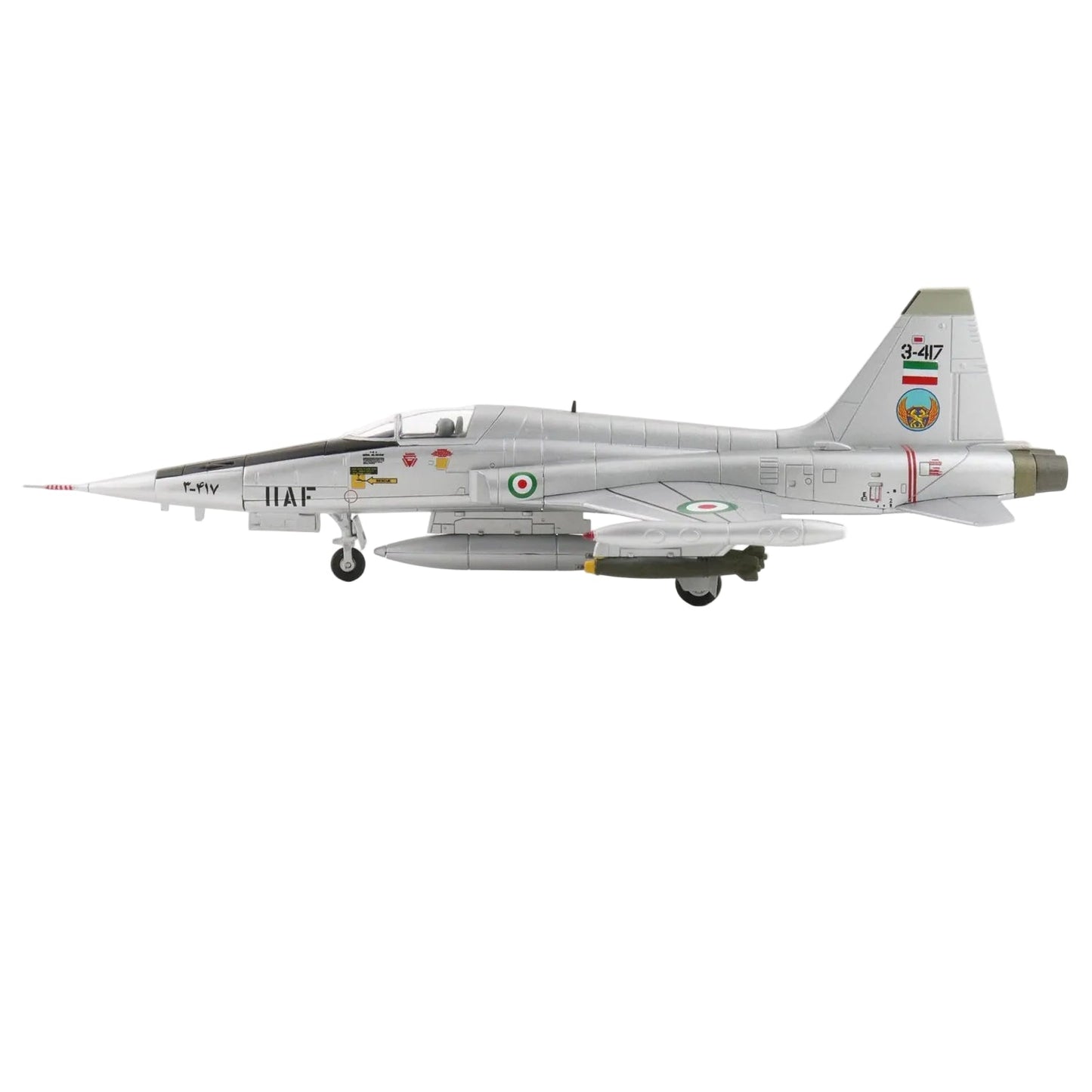 1/72 F-5A Freedom Fighter 3-417 IIAF 1960s by Hobby Master delivers Cold War display value for military aircraft collectors and aviation history fans. www.defenceqstore.com.au