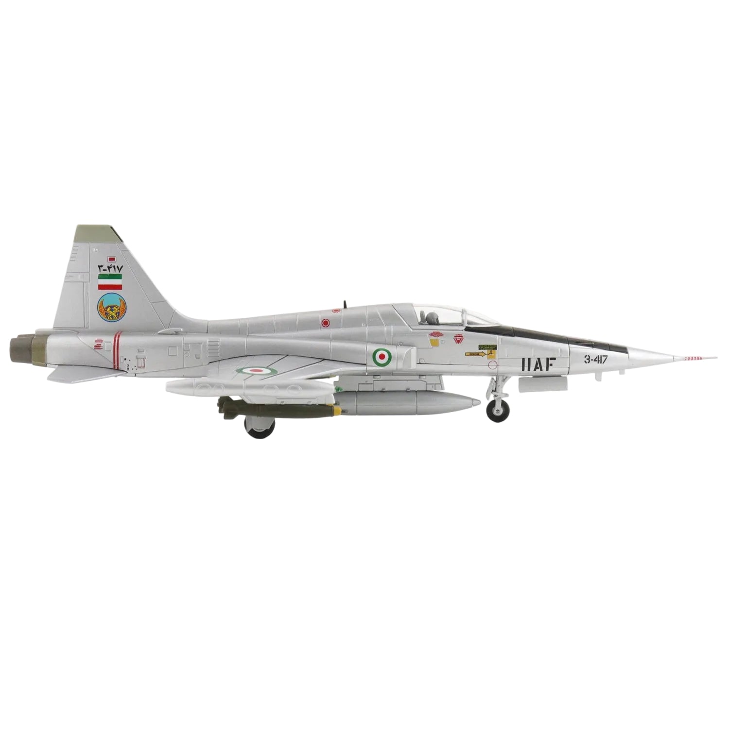 1/72 F-5A Freedom Fighter 3-417 IIAF 1960s by Hobby Master delivers Cold War display value for military aircraft collectors and aviation history fans. www.defenceqstore.com.au