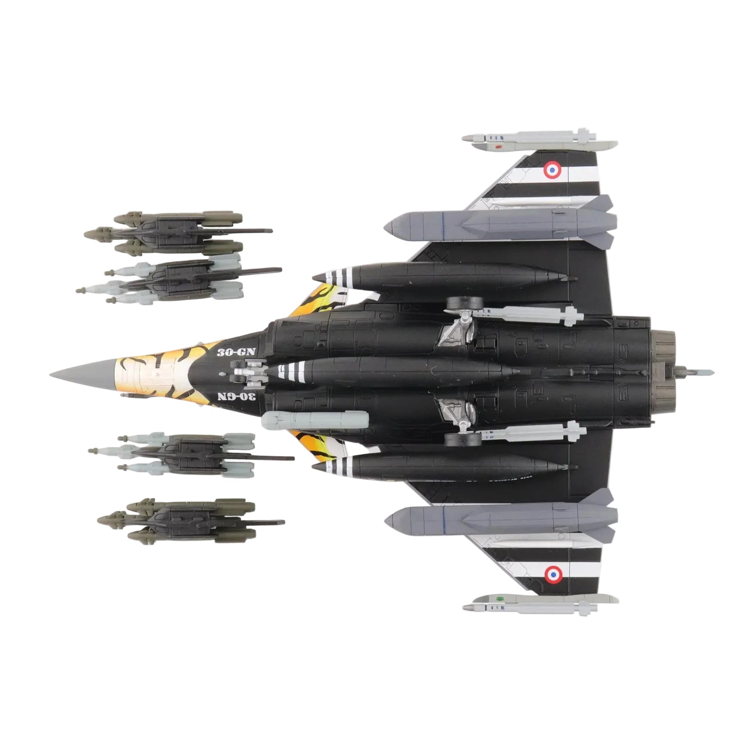 1/72 Rafale C "Dark Tiger" EC3/30 "Lorraine" NATO Tiger Meet 2019 by Hobby Master delivers striking modern jet display appeal for military aviation collectors and NATO Tiger Meet fans. www.defenceqstore.com.au