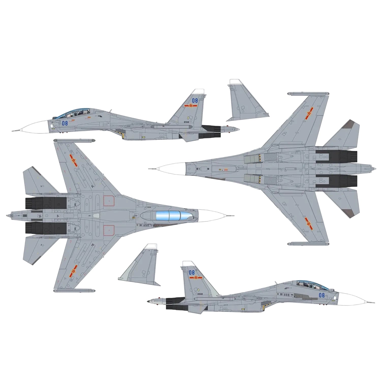 1/72 Su-30MK2 81048 PLA Naval Air Force 2012 (with 2 x KH-59MK missiles) by Hobby Master delivers premium collector realism for military aircraft model enthusiasts. www.defenceqstore.com.au