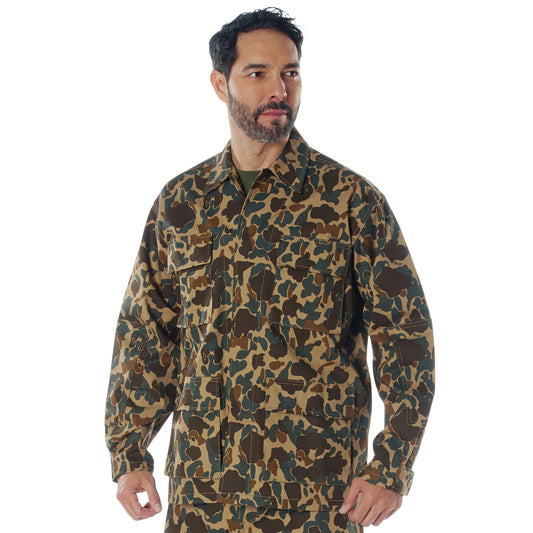 In collaboration with Bear Archery, the revered Fred Bear camouflage pattern comes to life through Rothco’s legendary outdoor apparel and gear, including our BDU Shirt. Each item in the Fred Bear Camouflage collection has been crafted using the iconic Fred Bear camo pattern. www.defenceqstore.com.au