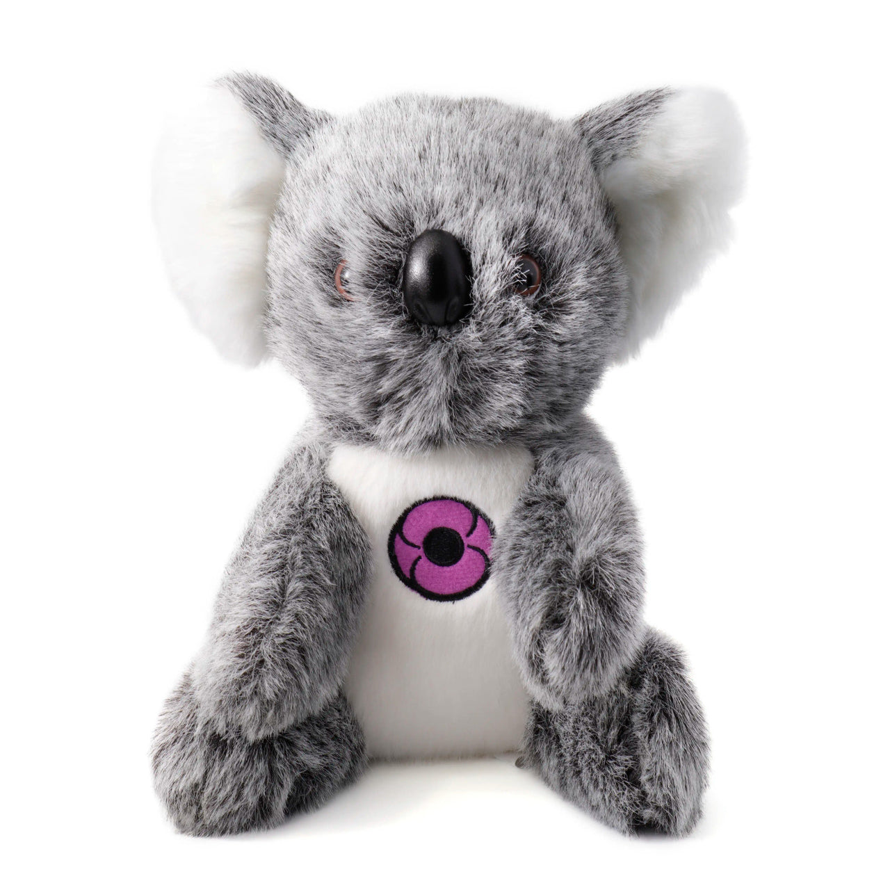 The Blinky Purple Poppy Koala Bear is the perfect companion for your little one. This adorable plush toy not only adds charm to any toy collection but also provides comfort and warmth to children. www.defenceqstore.com.au