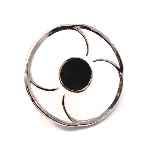 The 2D Peace Poppy Lapel Pin is a unique and beautifully simple lapel pin that is now available. This pin holds a deep meaning, as it combines fashion and remembrance in a 20mm poppy design. The silver plated zinc alloy and bright white enamel create a stunning contrast that is sure to catch the eye. Show your inspiration and respect with this meaningful lapel pin. www.defenceqstore.com.au