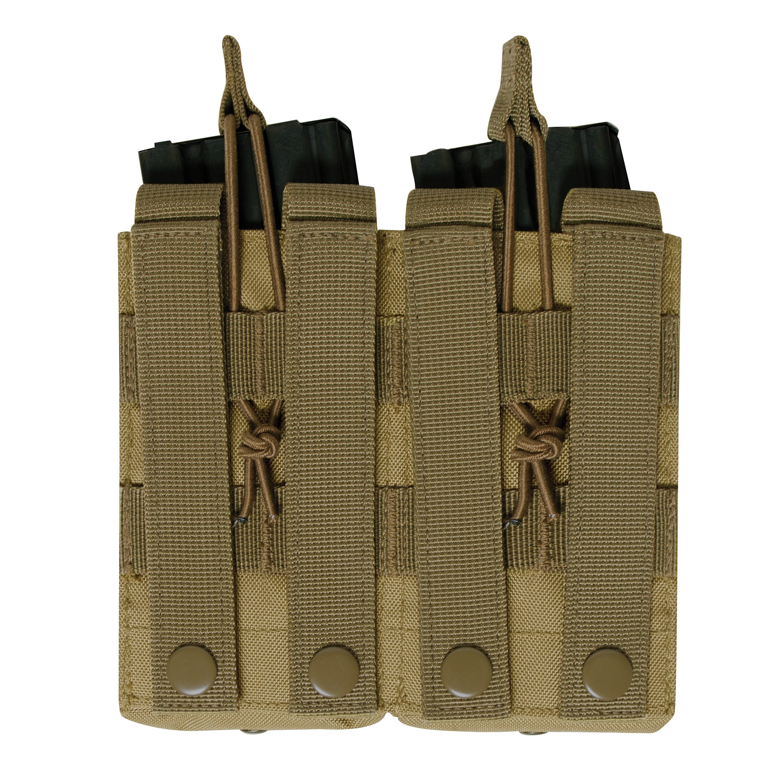 The mag pouch features elastic cord closures with pull tabs that enable rapid access to your ammo. Rothco’s tactical magazine pouch reliably fits standard-sized M-16 mags, AK-47 mags, and more. www.defenceqstore.com.au