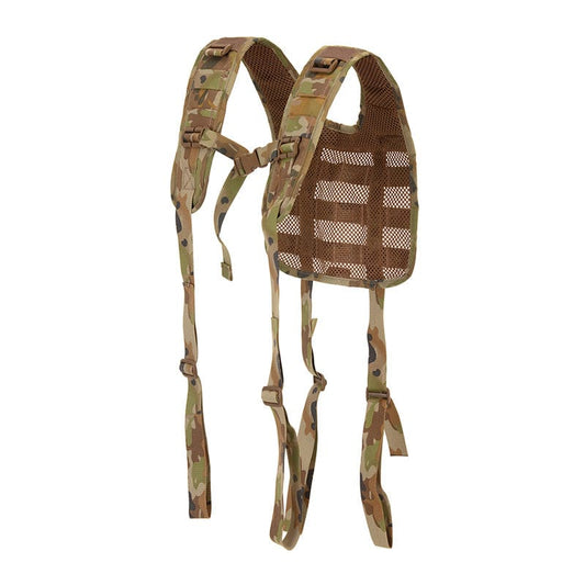 The Fight Light Battle Harness is purpose-built for operators, soldiers, and law enforcement professionals who require maximum comfort, durability, and load management in the field. Designed to integrate seamlessly with any belt systems, this harness provides a stable and balanced platform for carrying mission-essential gear without restricting movement. www.defenceqstore.com.au