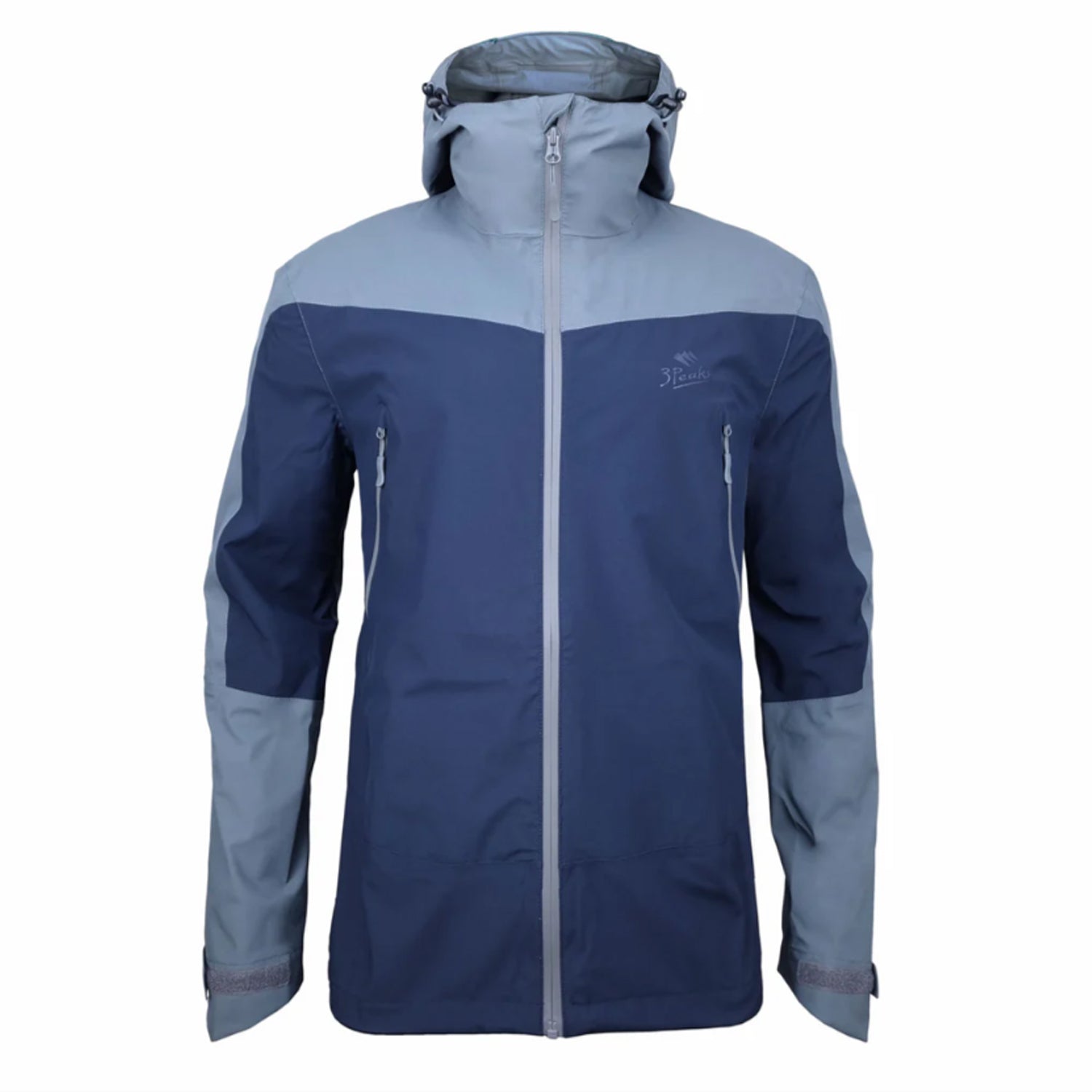 3 Peaks Mens Traverse Shell Jacket Blue/Charcoal – Defence Q Store