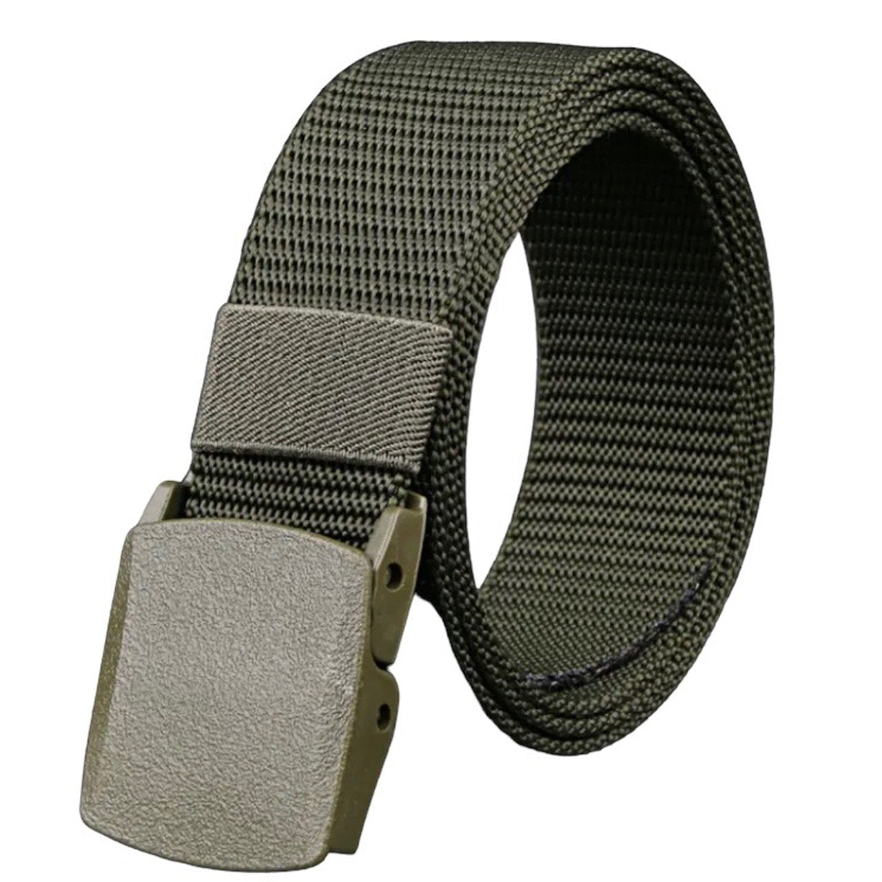 Nothing worse than having to take your belt off at the airport, this belt is the solution as it has no metal in it's design and is very solid and sturdy. This is also a good belt for out in the field as it sits really tight when done up unlike other non clipped belts that can lengthen when worn over time. www.defenceqstore.com.au