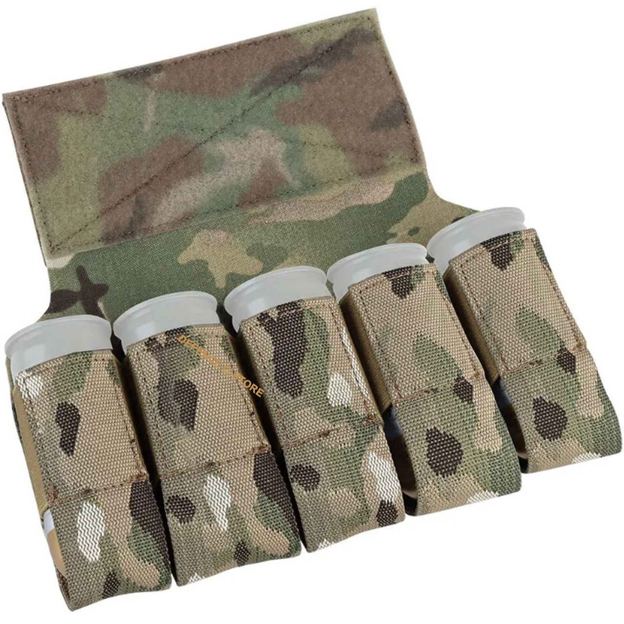 Transform your tactical vest or plate carrier into a versatile and efficient equipment with our 40MM Elite Tactical Vest Adaptor Panel in Multicam. Easily store up to 5 40mm grenades for quick and easy access in any mission or training. This must-have accessory is compatible with most tactical vests and plate carriers, making it the perfect addition to your gear. Elevate your performance and be prepared for any situation. www.defenceqstore.com.au