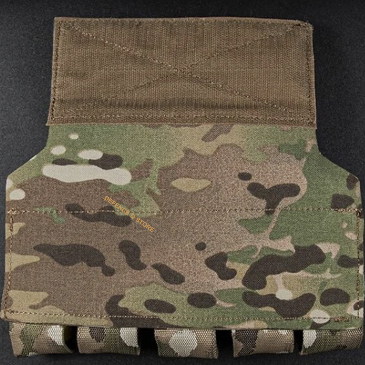 Transform your tactical vest or plate carrier into a versatile and efficient equipment with our 40MM Elite Tactical Vest Adaptor Panel in Multicam. Easily store up to 5 40mm grenades for quick and easy access in any mission or training. This must-have accessory is compatible with most tactical vests and plate carriers, making it the perfect addition to your gear. Elevate your performance and be prepared for any situation. www.defenceqstore.com.au