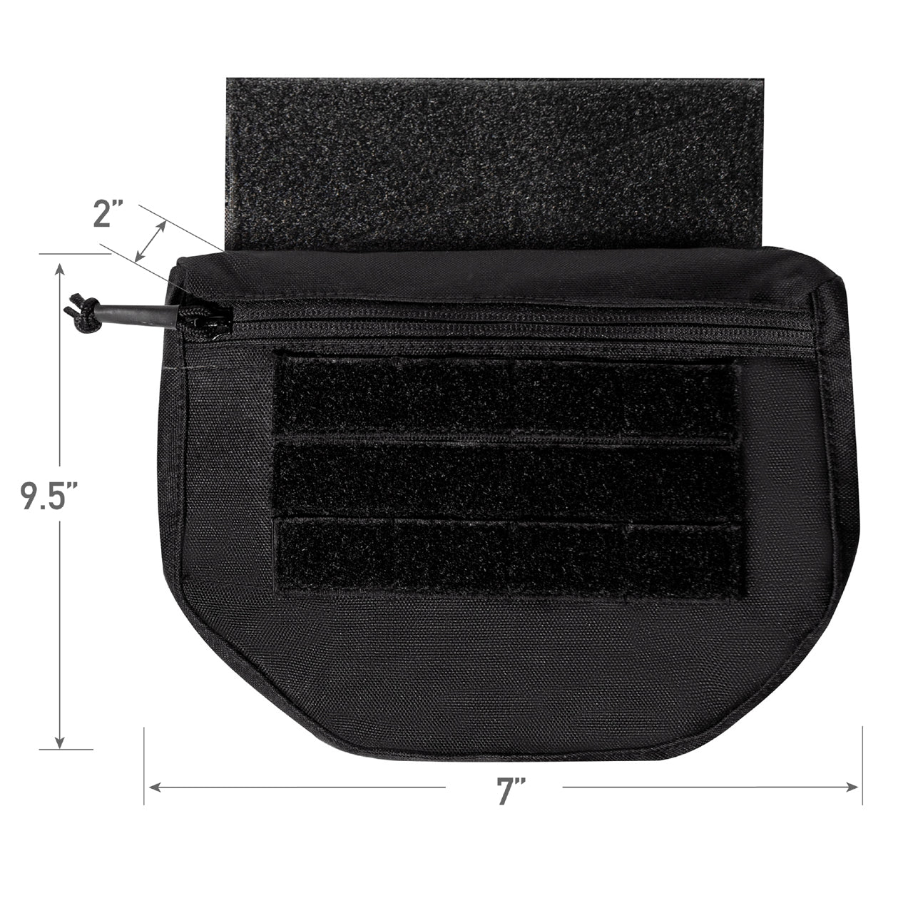 Tactical Pouch Is Designed To Integrate Under The Front Flap Of Most Plate Carrier Vests, Attaching Quickly And Securely Via A Hook And Loop Fastening System Interior Of This Modular Lightweight Load-Carrying Equipment Accessory Features A Row Of Elastic Loops, Perfect For Storing Magazines As Well As A Large Loop Field www.defenceqstore.com.au