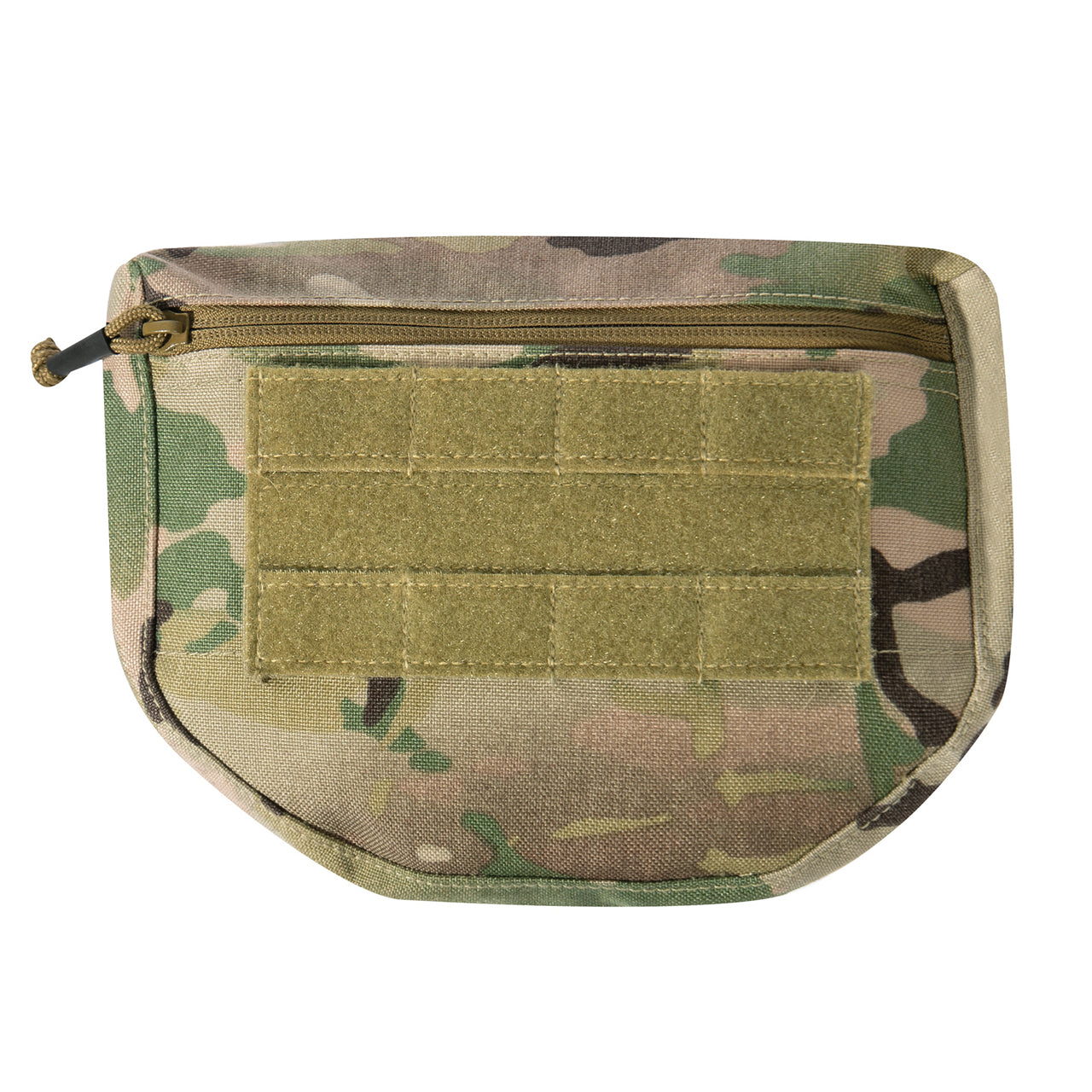 Tactical Pouch Is Designed To Integrate Under The Front Flap Of Most Plate Carrier Vests, Attaching Quickly And Securely Via A Hook And Loop Fastening System Interior Of This Modular Lightweight Load-Carrying Equipment Accessory Features A Row Of Elastic Loops, Perfect For Storing Magazines As Well As A Large Loop Field www.defenceqstore.com.au