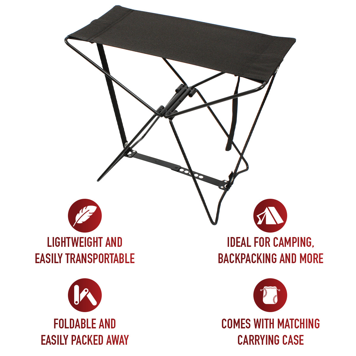 Stay comfortable wherever you are with the Tactical Folding Camping Stool. Designed for easy transport, this lightweight stool is ideal for camping, hiking, or enjoying sports events. Supporting up to 176 lbs. (80 kgs), it offers reliable seating wherever you need it. www.defenceqstore.com.au