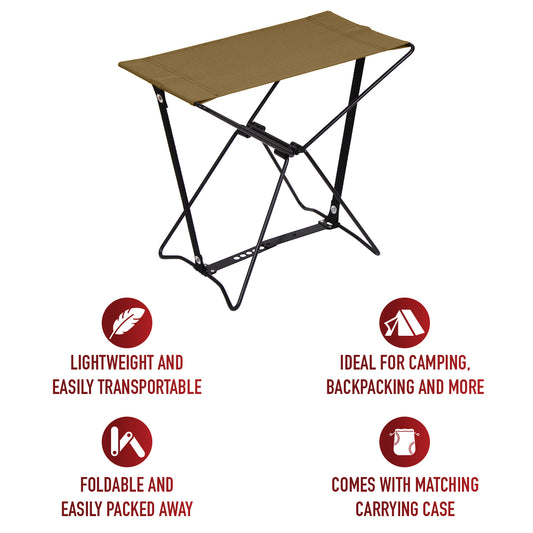 Stay comfortable wherever you are with the Tactical Folding Camping Stool. Designed for easy transport, this lightweight stool is ideal for camping, hiking, or enjoying sports events. www.defenceqstore.com.au