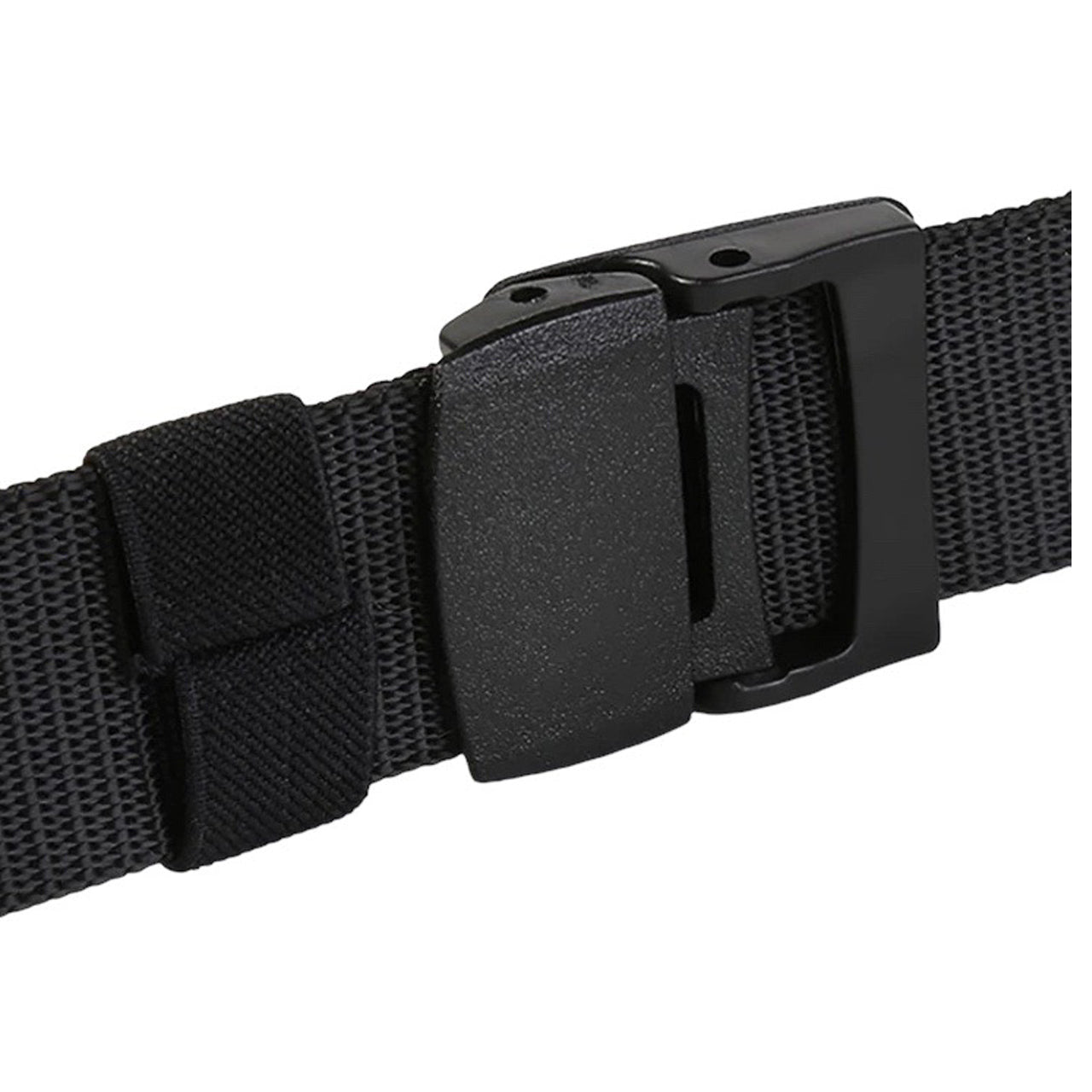 Nothing worse than having to take your belt off at the airport, this belt is the solution as it has no metal in it's design and is very solid and sturdy. This is also a good belt for out in the field as it sits really tight when done up unlike other non clipped belts that can lengthen when worn over time. www.defenceqstore.com.au