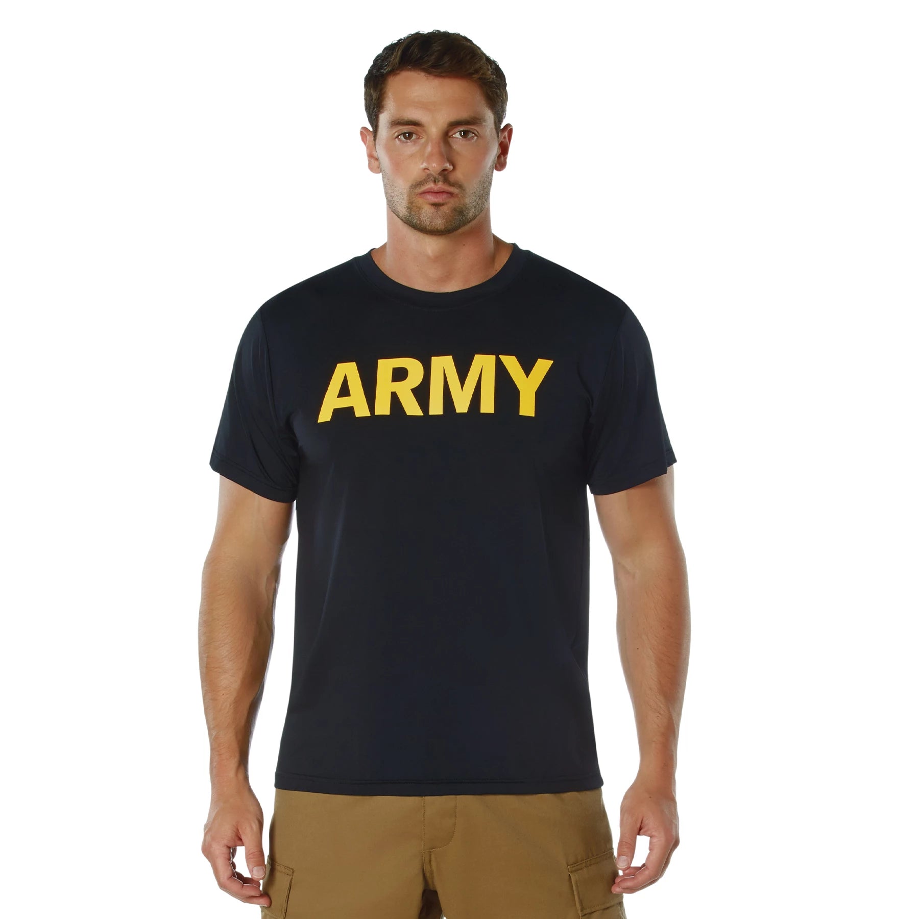 Designed for comfort, performance, and everyday wear, these Army Physical Training PT Shirt is a versatile short sleeve tee built to keep up with active lifestyles. Made from a soft yet durable cotton and polyester blend, this training shirt offers breathable comfort and reliable wear through workouts, runs, gym sessions, and daily activity. www.defenceqstore.com.au