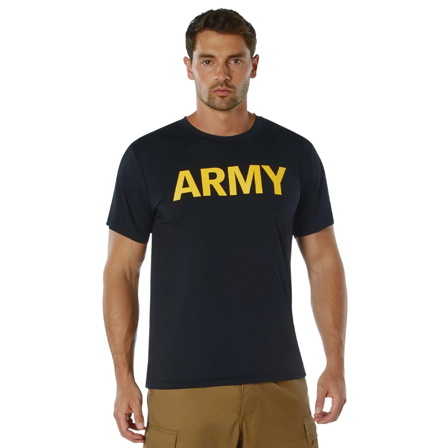 Designed for comfort, performance, and everyday wear, these Army Physical Training PT Shirt is a versatile short sleeve tee built to keep up with active lifestyles. Made from a soft yet durable cotton and polyester blend, this training shirt offers breathable comfort and reliable wear through workouts, runs, gym sessions, and daily activity. www.defenceqstore.com.au
