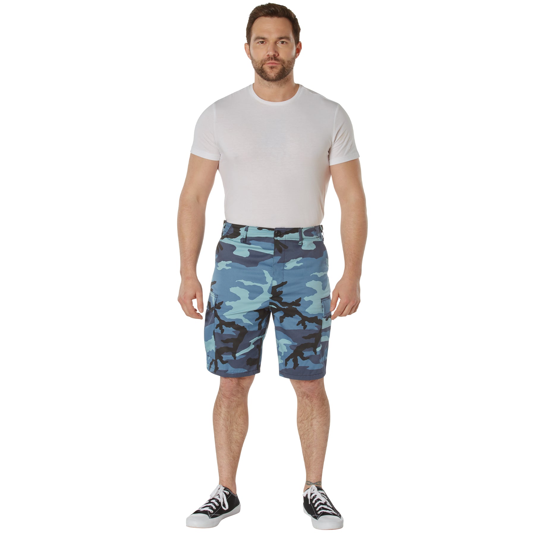 Rothco’s Tactical Camo BDU Shorts are just what you need for the trail, range, and casual style. Constructed from a cotton / polyester fabric blend, our military shorts are built for unparalleled performance, comfort, and convenience while you are on the field. www.defenceqstore.com.au