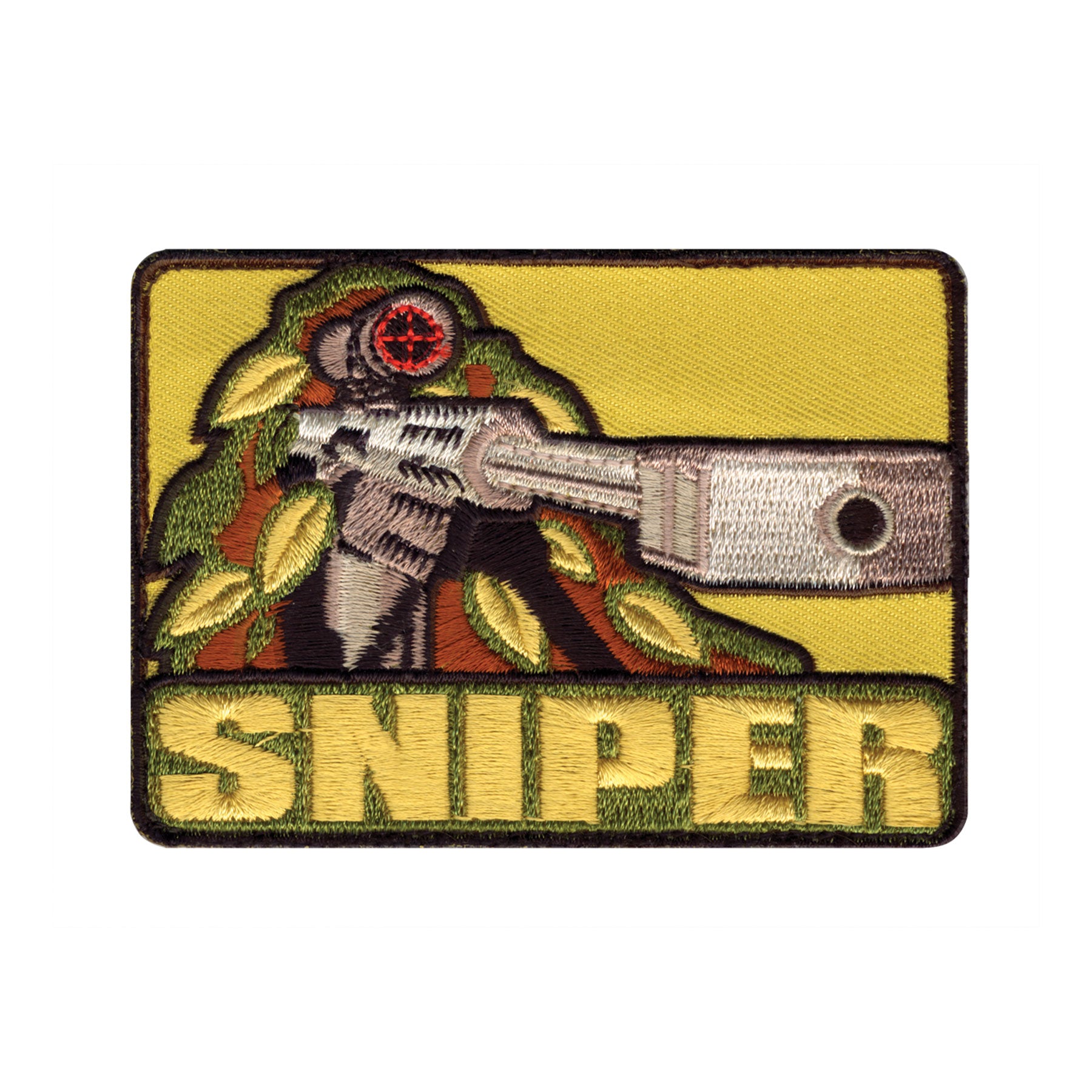 Sniper Morale Patch Velcro Backed, measuring 9x5.5cm, is a striking and durable addition to personalize your gear with style and toughness. Crafted with high-quality embroidery, this patch features a versatile pattern that blends seamlessly with various tactical and outdoor equipment. www.defenceqstore.com.au